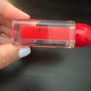 Anthropologie Red Glossy Lip Balm